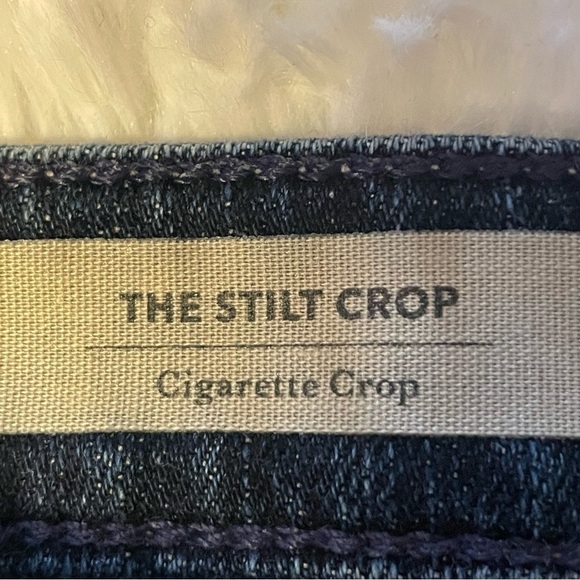 ✅3X Host Pick✅ AG Adriano Goldschmied’s The Stilt Crop Jeans, 26 - Picture 7 of 10